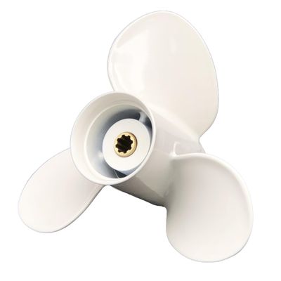RASON-REX OEM Grade Aluminum Outboard 3 Blades Propeller for Yamaha 4-Strokes Outboard Engines 9.9-15HP (9 1/4X8,9 1/4X9, 9 1/4x10,9 1/4x11,9 1/4x12) with 8 Spline Tooth,RH (9 1/4x8)