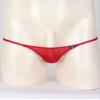 easyforever Men's Sheer Mesh See Through Low Rise T-Back G-String Thongs Bikini Briefs Underwear Red Type A XX-Large view 2