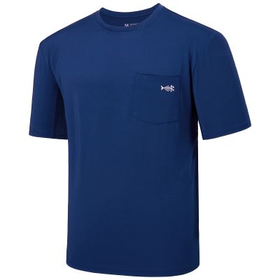 BASSDASH Mens UPF 50+ Performance Short Sleeve Pocket T-Shirt UV Sun Protection Fishing Hiking Kayaking Sports Shirts
