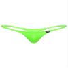 easyforever Men's Sheer Mesh See Through Low Rise T-Back G-String Thongs Bikini Briefs Underwear Green Type A Medium view 1
