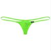 easyforever Men's Sheer Mesh See Through Low Rise T-Back G-String Thongs Bikini Briefs Underwear Green Type A Large view 3