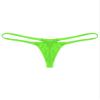 easyforever Men's Sheer Mesh See Through Low Rise T-Back G-String Thongs Bikini Briefs Underwear Green Type A Large view 4