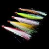 Streamer Fly Fishing Flies - 6pcs Clouser Minnow Fishing Flies Fly Fishing Lures for Flounder Salmon Trout Sea Bass Steelhead Freshwater Saltwater Fishing Teaser Hook Lures view 4