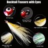 Streamer Fly Fishing Flies - 6pcs Clouser Minnow Fishing Flies Fly Fishing Lures for Flounder Salmon Trout Sea Bass Steelhead Freshwater Saltwater Fishing Teaser Hook Lures view 2