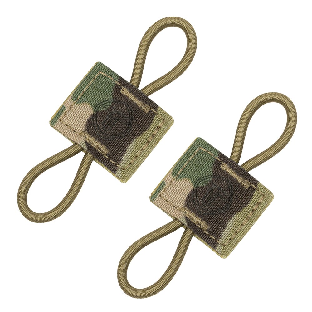 Binding Retainer MOLLE Webbing Elastic Binding Ribbon for MOLLE Backpacks (2PCS) 500D Nylon (Multicam)
