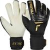 Reusch Attrakt Gold X Glueprint Ortho-Tec Goalkeeper Gloves, Black/Gold, Size 9 view 1