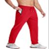MAGCOMSEN Lightweight Hiking Pants Men Quick Dry Stretch Waterproof Joggers for Running Travel Casual Tomato Red 38 view 1