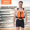 Yueta Adult Swim Vest, Adjustable Size Buoyancy Aid Jacket for Swimming, Snorkeling, Kayaking, Paddle Boating M/L view 2