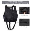 Yueta Swim Vest for Adults, Adjustable Size Buoyancy Aid Jacket for Swimming, Kayaking, Boating (Black, XS/S) view 3