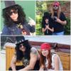 Miss U Hair Mens 80s Mullet Wig Jerry Curl Wig 80s Disco Rock Costume Party Wigs Halloween view 3