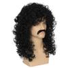 Miss U Hair Mens 80s Mullet Wig Jerry Curl Wig 80s Disco Rock Costume Party Wigs Halloween view 4