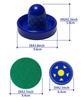 Joovon Air Hockey Pushers and Air Hockey Pucks, Non-Slip Strikers and Dynamic Pucks for Air Hockey Table Game for Adults and Kids,Replacement Accessories for Game Tables (Red and Blue) view 3