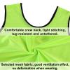 TopTie Sets of 12 (#1-12, 13-24) Numbered/Blank Scrimmage Training Vests Soccer Bibs Sports Pinnies-White [#13 to 24]-L view 2