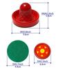 Joovon Air Hockey Pucks and Paddles, Non-Slip Strikers and Dynamic Pucks, Paddles for Adults and Kids, Replacement Accessories (Red and Black) view 3