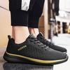 BORAMAX Sneakers Business Fashion SneakerMen's Fashion Sneakers Memory Foam Casual Shoes for Men Retro Oxford Sneaker Gold view 2