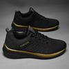 BORAMAX Sneakers Business Fashion SneakerMen's Fashion Sneakers Memory Foam Casual Shoes for Men Retro Oxford Sneaker Gold view 4
