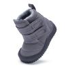BMCiTYBM Baby Snow Boots Boys Girls Winter Infant Shoes Anti-Slip 6 9 12 18 24 Months Faux Fur Grey Size 12-18 Months Toddler view 3