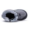 BMCiTYBM Baby Snow Boots Boys Girls Winter Infant Shoes Anti-Slip 6 9 12 18 24 Months Faux Fur Grey Size 12-18 Months Toddler view 3