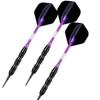 sanfeng Soft Tip Darts Set 20 Grams with Purple Aluminum Shafts Extra 50 Rubber O-Rings 30 Darts Plastic Tip 6 Standard Flights Slim Case for Electronic Dart Board view 4