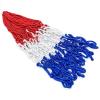 ALALAL 6 Pcs Heavy Duty Basketball Nets Replacement Bold Polyester Woven Rope Basketball Hoop Net-All Weather Anti Whip, Fits Standard Indoor or Outdoor Rims 12 Loops(Red White Blue) view 3