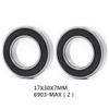 KOVNOVI 8PCS Max Bearings Wheel Set Carbon Fiber Bike Frame Bearings Kit 40 * 52 * 7mm 45 * 58 * 7/15 * 24 * 7/15 * 28 * 7mm Accessories view 3