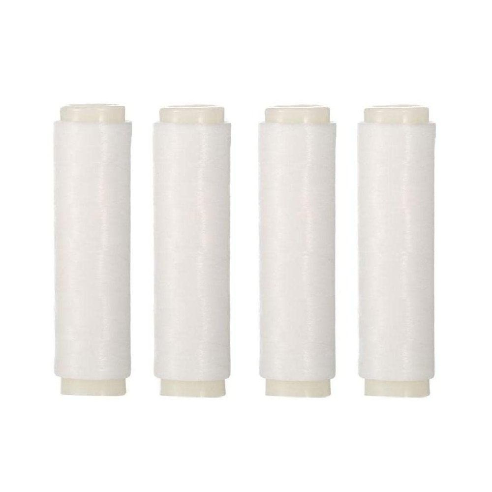 4Pcs Bait Wrap Thread 0.15mm 656ft Per Spool No Knots Required Bait Keeper Stretchy Invisible Line Elastic Twined String Stretchy Fish line Nylon Fishing line Fishing Bait Thread Clear Fishing String