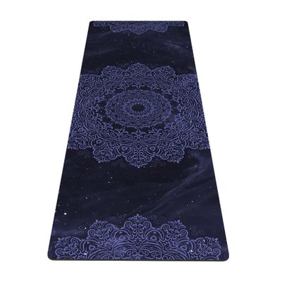 nuveti Yoga Mat Print Extra Thick TPE Non Slip Fitness Exercise Mat with Carrying Bag,72"x24" Extra Thick 6MM Exercise & Workout Mat for Yoga, Pilates Fitness and Floor Exercises