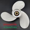 Boat Engine Motor Propeller Compatible with Yamaha Outboard 2.5HP 3HP 6L5-45943-00 6L54594300 6L5 45943 00 7-1/4 in X 6 in 3MSHA 3MSHKZ 3MSHW 3MSHX 3MSHY 3MSHZ 3MLHW 3MLHX 3MLHY F2.5MSH F2.5MSHB D0344 view 3