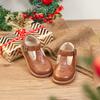 Felix & Flora Toddler Little Girl Brown Mary Jane Dress Shoes - Ballet Flats for Flower Girl Party School ShoesBrown,9 Toddler view 3