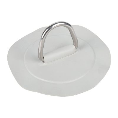 D Ring Pad 6in Inflatable Boat D Ring Pad PVC Stainless Steel Patch for Raft Kayak Canoe Surfboard