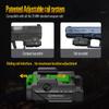 DEFENTAC DF-1061 Magnetic Charging Pistol Light with Green Beams for Guns, 450 Lumens Tactical Flashlight White LED and Green Beam Combo with Sliding Rail view 4