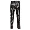 YOOJOO Men's Rock Punk Hip Hop Faux Leather Skinny Pants Stage Club Long Trousers Motocycle Pants 04 Large view 3