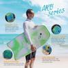 ATUNAS Body Boards, 33"-43" Bodyboard for Beach with Wrist Leash, Solid PE/EVA Closed-Cell Waterproof Foam, Surfing for Kids and Adults (Grassy Field, 41 inch) view 2