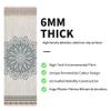 nuveti Yoga Mat Print Extra Thick TPE Non Slip Fitness Exercise Mat with Carrying Bag,72"x24" Extra Thick 6MM Exercise & Workout Mat for Yoga, Pilates Fitness and Floor Exercises view 4