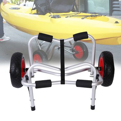 DYK&NX Foldable Kayak Trolley, Canoe Transport Cart, Strong and Sturdy, Easy to Assemble for Canoes and Kayaks