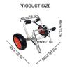 DYK&NX Foldable Kayak Trolley, Canoe Transport Cart, Strong and Sturdy, Easy to Assemble for Canoes and Kayaks view 2
