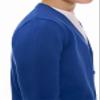 SMINLING Pinker Boys School Uniform Cardigan Sweater V-Neck Soft Cotton Clothing(Royal Blue,7-8 Years) view 4