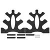 dumbbell rack, space-saving tree shape weight rack 3-tier vertical design for home gyms commercial fitness compact workouts view 2