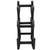 dumbbell rack, space-saving tree shape weight rack 3-tier vertical design for home gyms commercial fitness compact workouts view 4