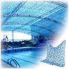 Blue Camouflage Net, Privacy Fence Camouflage Netting, Breathable Shade Net, Lightweight Foldable, for Hunting, Garden, Party Decoration, Car Vehicle Cover (Size : 1.5X2m/4.9X6.6ft) view 1