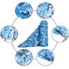 Blue Camouflage Net, Privacy Fence Camouflage Netting, Breathable Shade Net, Lightweight Foldable, for Hunting, Garden, Party Decoration, Car Vehicle Cover (Size : 1.5X2m/4.9X6.6ft) view 4