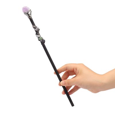 Rich Boxer Fine Handcrafted Amethyst Crystal Magic Wand Magic Wand for Witches and Wizards