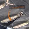 Exacme 8 Foot Trampoline Enclosure Replacement Without Poles, Round Trampoline Safety Net with No Poles (T-Series, T08EN) view 4