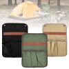 Chair Armrest Organize Bag, Universal Water Bottle Holder for Patio Recliner Chair, Beach Chair, Folding Camping Chair and Office Chair, Hanging Storage Pouch Multi Pockets Armrest Beside Bag view 2