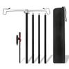 Lantern Stand Pole 25/73in Adjustable Portable Lamp Stand Hook Collapasible Light Stand Holder for Camping Fishing Picnic BBQ Outdoor Activities view 1