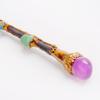 Rich Boxer Fine Handcrafted Purple White Crystal and Amethyst Gemstone Magic Wand for Witches and Wizards view 2