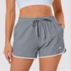 MAGCOMSEN Womens Quick Dry Running Athletic Shorts Ladies Gym Workout Sport Outdoor Summer Active Shorts Light Grey, M view 3