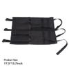 LIZHOUMIL Kayak Canoe Storage Bag, Kayak Canoe Dinghy Gear Accessories, Adjustable Buckle Strap Organizer, Storage Bag Under Kayak Seat for Water Sports Black view 2