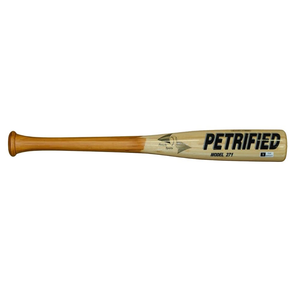 BAMBOOBAT Adult Handle Brown/Barrel Natural Hickory Hybrid 1 Yr Warranty 32" -LG Graphic (PET-HGBN271LG-32)