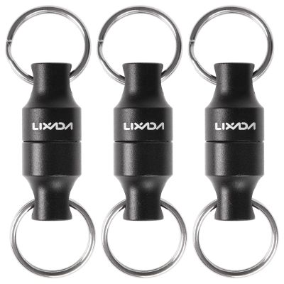 Lixada Magnetic Net Release Holder Fly Fishing Net Retractor Fishing Net Keeper Magnet Clip Landing Net Connector for Fishing Hooks, Lures, Flies, Trout Line